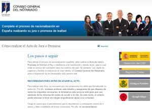 Arranca el proceso de las juras o promesas ante notario de 270.000 personas para obtener la nacionalidad española
