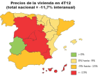 Las Autonomías ofrecen comportamientos dispares en la evolución del mercado inmobiliario y la concesión de hipotecas